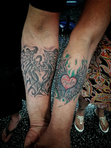 Explore neck sleeve tattoo ideas, creative tattoo ideas in North Fort Myers, available at Loyal 2 The Coil Tattoos & Body Piercings