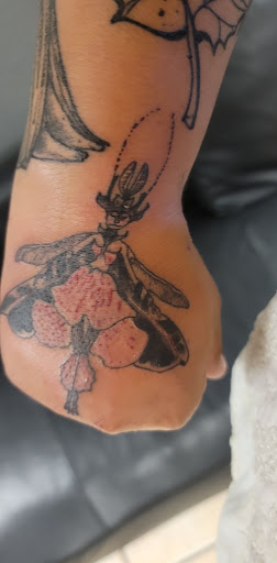 Explore gangster tattoo ideas for men, creative tattoo ideas in Sacramento, available at Goose Foot Tattoo Co