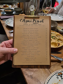 L'Ami Pinot - Restaurant / Bar à vin à L'Isle-Adam menu