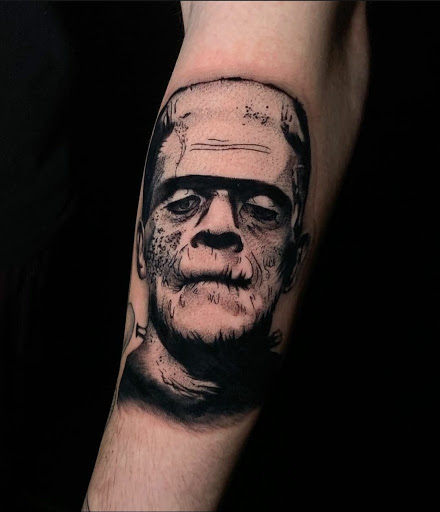 Explore abs tattoo ideas, creative tattoo ideas in Stockbridge, available at Black Rose Tattoo Collective