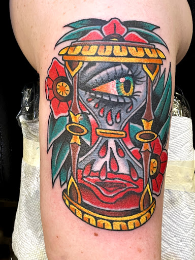 Explore automotive tattoo sleeve ideas, creative tattoo ideas in Delmar, available at Resolute Tattoo