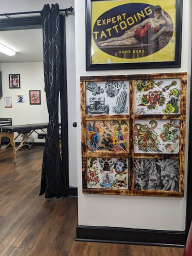 Explore evil eye tattoo ideas, creative tattoo ideas in Nashville, available at Queen of Hearts Tattoos & Body Piercing