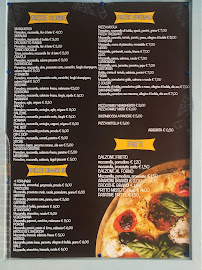 Menu du Pizzeria Tressanti à Sala Consilina