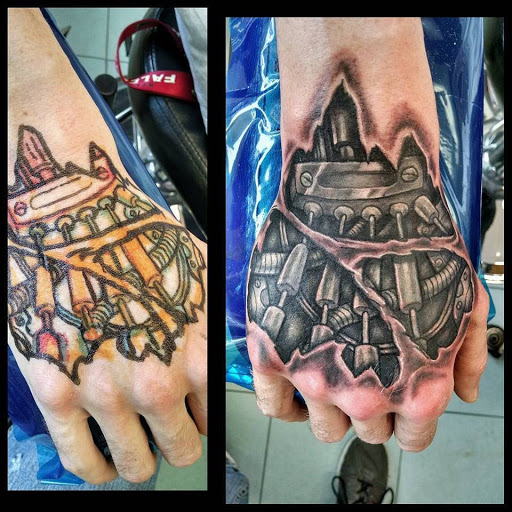 Find aquatic tattoo ideas for your next unique tattoo in Hampton at Blue Horseshoe Tattoo and Body Piercing