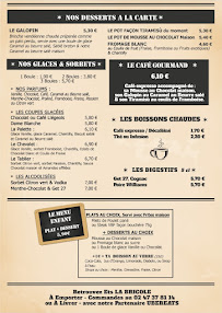 Menu du CHEZ CHARLY à Chambray-lès-Tours