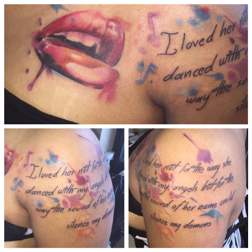 Explore single flower tattoo ideas, creative tattoo ideas in Washington, available at Fattys Tattoos & Piercings H Street