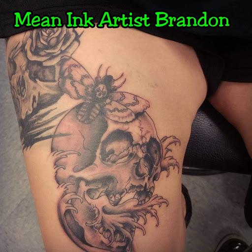 Explore cheshire cat tattoo ideas, creative tattoo ideas in Wayne, available at Mean Ink Tattoo