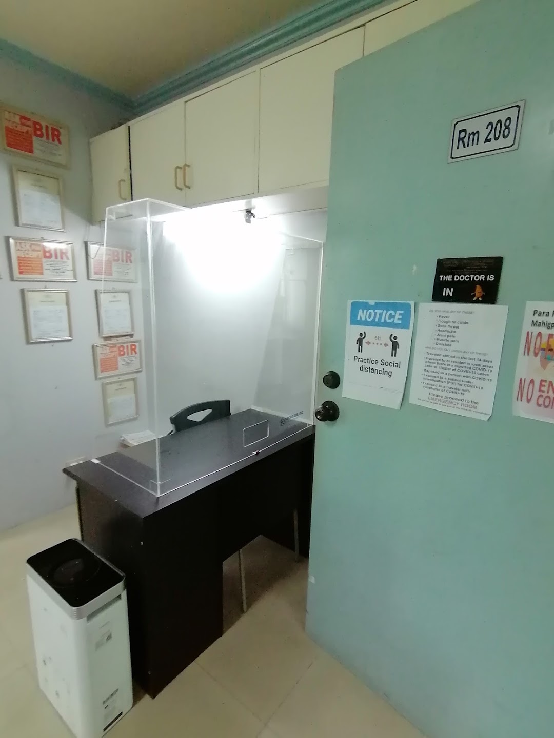 Marikina St. Vincent General Hospital Room 208 Clinic