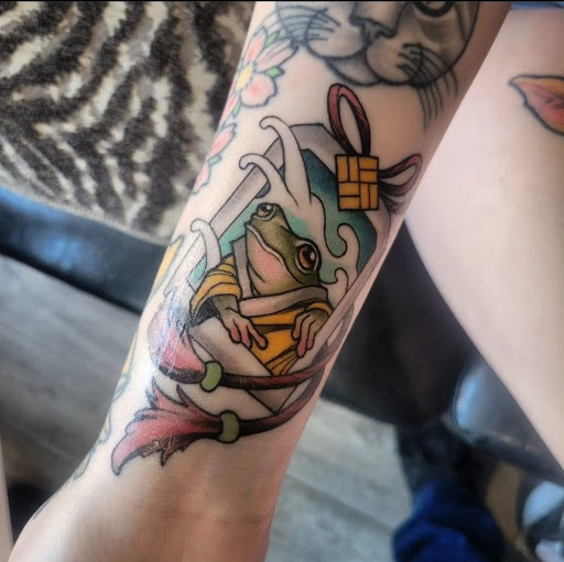 Explore coordinates tattoo ideas, creative tattoo ideas in Charles Town, available at Blue Heron Tattoo