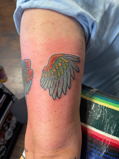 Explore mother and 2 sons tattoo ideas, creative tattoo ideas in Laredo, available at Por Vida Tattoos