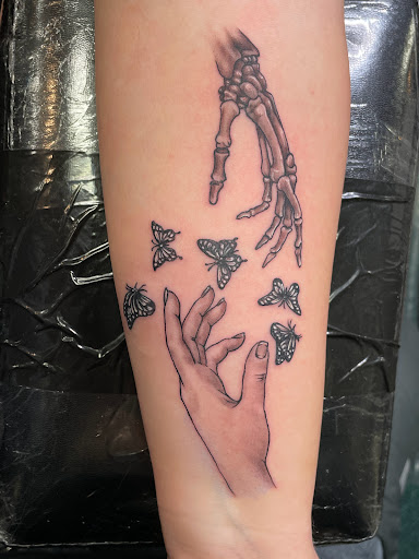 Explore tattoo ideas names on wrist, creative tattoo ideas in Middletown, available at Orange County Tattoo & Body Piercing Studio