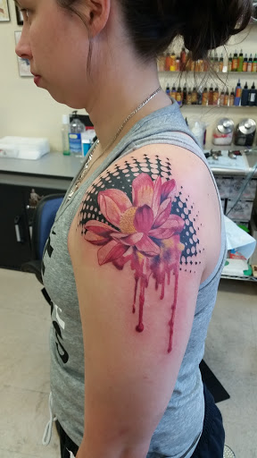 Explore full arm sleeve tattoo ideas for men, creative tattoo ideas in Watertown, available at Bare Knuckle Tattoo