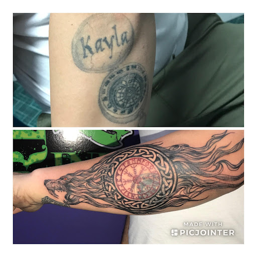 Explore sith tattoo ideas, creative tattoo ideas in Williamsburg, available at Relentless Ink