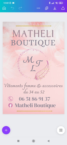 Magasin de vêtements pour femmes Matheli boutique Montbrison