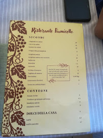 Carte du Ristorante Residenza Turistica Fiumicello à Premilcuore