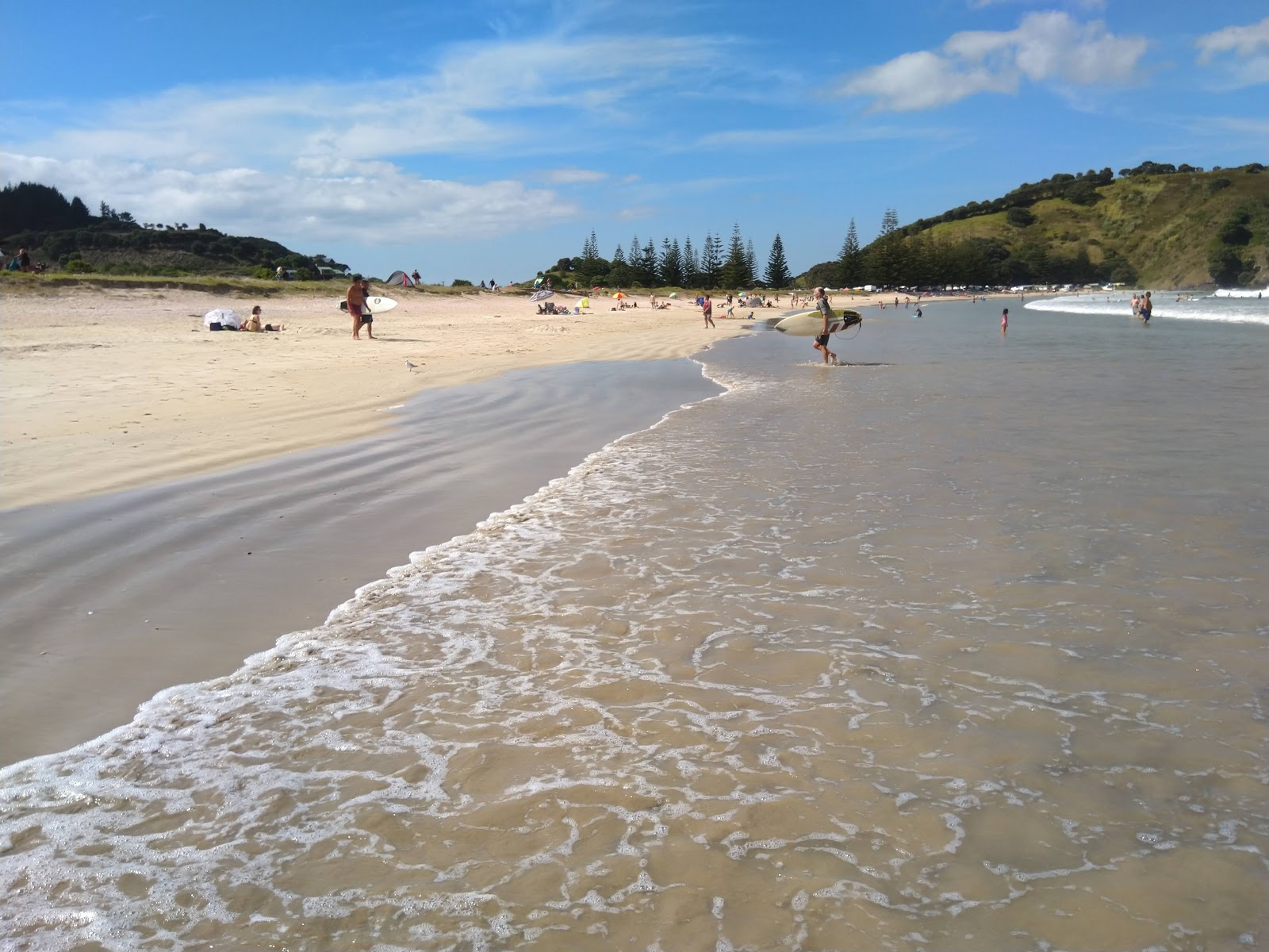 Foto de Matauri Bay Beach e o assentamento