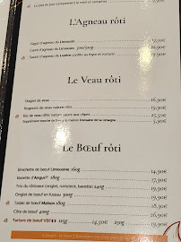 Menu du La Rôtisserie à Aubière