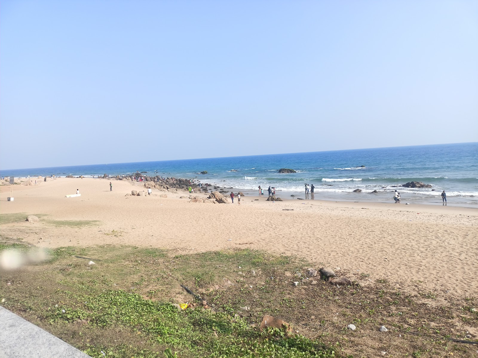 Foto von Ramakrishna Beach und die siedlung