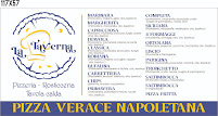 Menu du Pizzeria La Taverna à Ottaviano