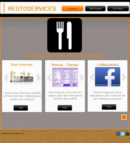 Kommentare und Rezensionen über Restoservices.ch Site web Cartes Menus Services pour Restaurants Genève