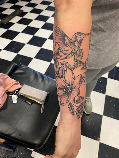 Explore mechanic tattoo ideas, creative tattoo ideas in Chillicothe, available at Grimey Inc Tattoos