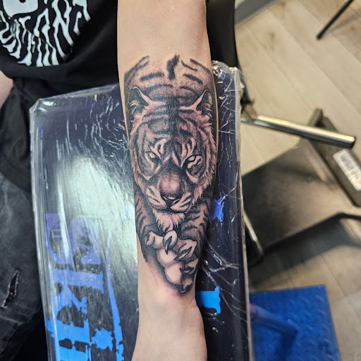 Explore greek tattoo ideas for men, creative tattoo ideas in Cuyahoga Falls, available at Sick Skins Skin Art Studio