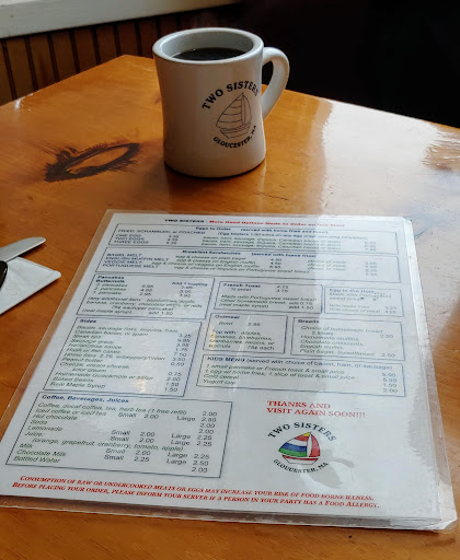 Breakfast Restaurant «Two Sisters Restaurant», reviews and photos, 27 Washington St, Gloucester, MA 01930, USA