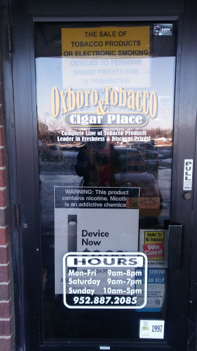 Tobacco Shop «Oxboro Tobacco», reviews and photos, 9860 Lyndale Ave S, Bloomington, MN 55420, USA