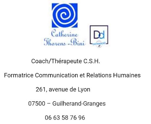 Thorens-Bini Catherine Psychothérapeute - Conseil en Santé Holistique- Coaching de vie- Gestion stress et émotions. à Guilherand-Granges
