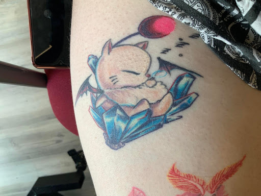 Explore flower arm sleeve tattoo ideas, creative tattoo ideas in East Rochester, available at Spice City Tattoo