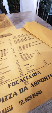 Ale's Pizza à Marina di Massa menu