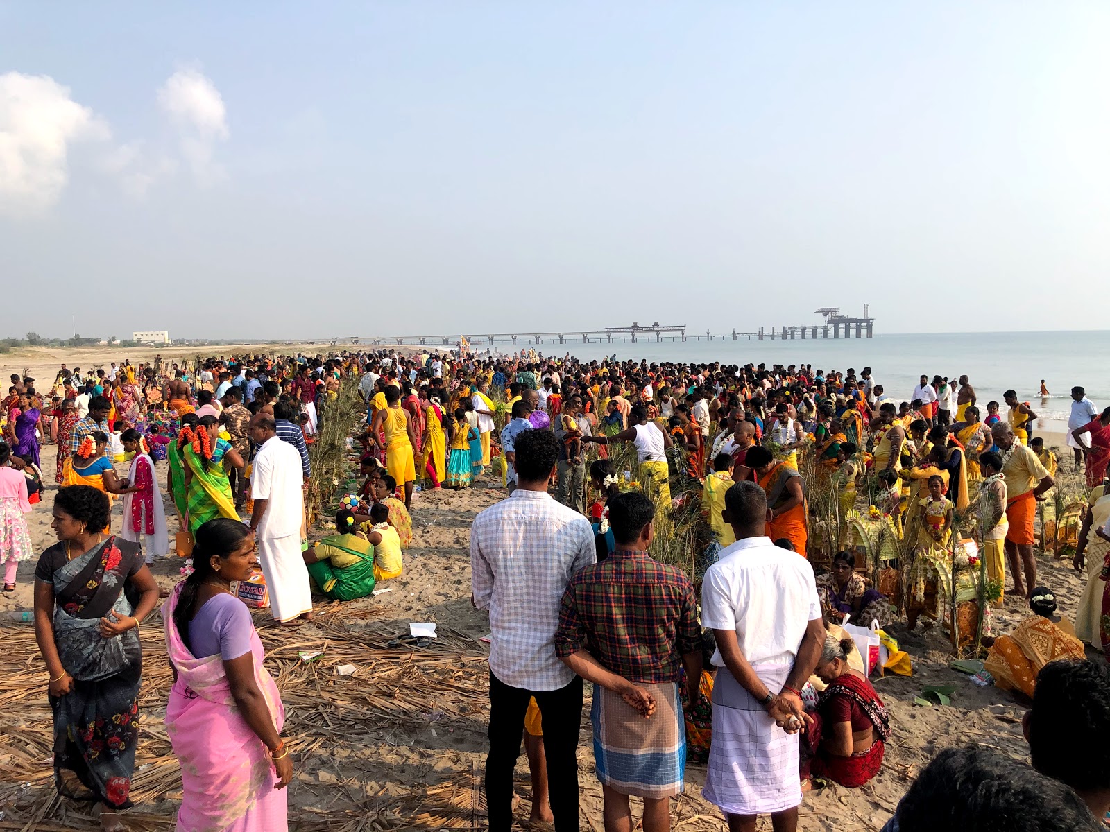 Foto von C.Puthupettai Beach wilde gegend