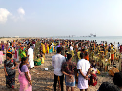 Foto von C.Puthupettai Beach wilde gegend
