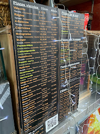 Carte du Le Vesuvio Pizza au Feu de Bois à Toulouse