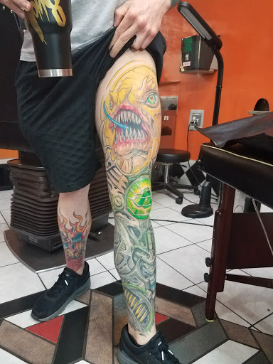 Explore st michael the archangel tattoos ideas, creative tattoo ideas in Englewood, available at Phantom 8 Tattoo & Piercing
