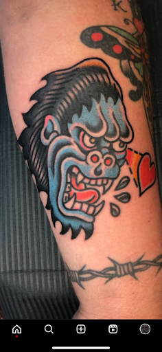 Explore rubber ducky tattoo ideas, creative tattoo ideas in San Jose, available at The Holy Scythe Tattoo