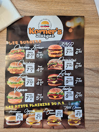 Aliment-réconfort du Restauration rapide Korner’s burger narbonne - n°6