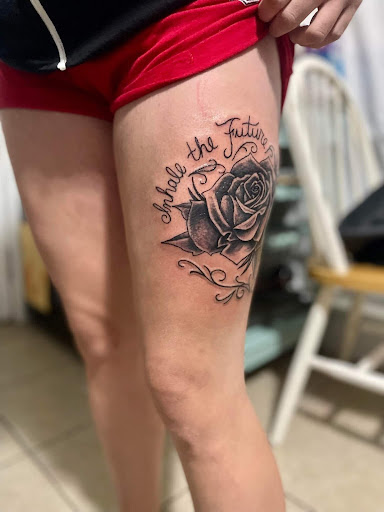 Explore dollar sign tattoo ideas, creative tattoo ideas in La Porte, available at unique-ink