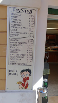 Menu du A modo mio à Imperia