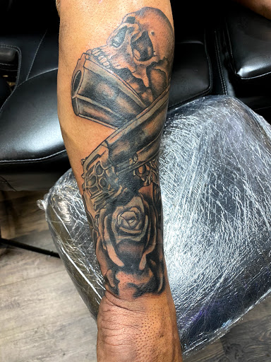 Explore asian dragon tattoo ideas, creative tattoo ideas in Warner Robins, available at Untold Pain Tattoo Studio