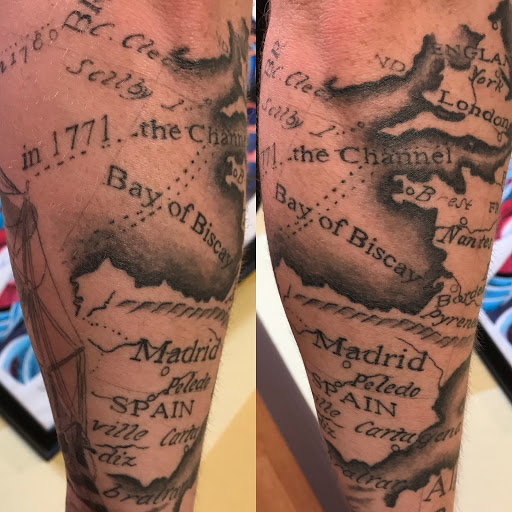 Explore 4 person tattoo ideas, creative tattoo ideas in Clarksville, available at Chris Wallace Tattoos