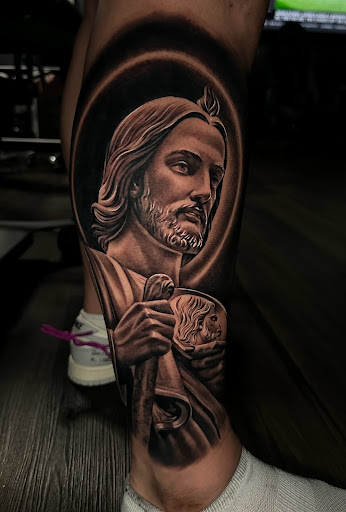 Explore ghetto tattoo ideas, creative tattoo ideas in Corona, available at Crop Circles Tattoo Studio