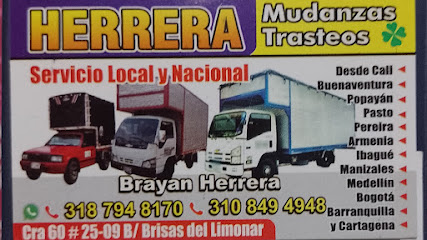 Acarreos Mudanzas Trasteos Herrera Local & Nacional Expresó u Compartido Bodega