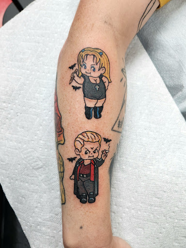 Explore boat tattoo ideas, creative tattoo ideas in Santa Clara, available at Vampire Battle Mansion Tattoo and Piercing