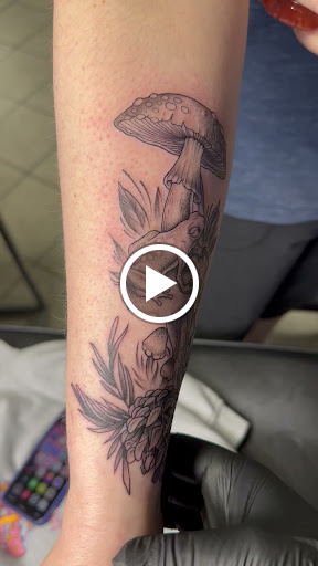 Explore fantasy book tattoo ideas, creative tattoo ideas in Gastonia, available at From the Ashes Tattoo Studio