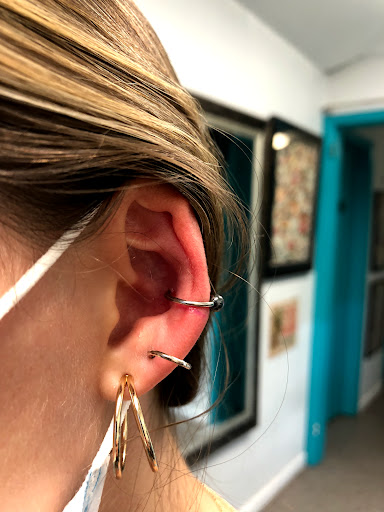 Explore helix tattoo ideas, creative tattoo ideas in West Chester, available at Piercing by Jacqueline at X-Treme Ink Tattoo