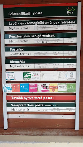 Hozzászólások és értékelések az Balatonfőkajár Posta-ról