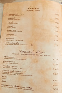 Menu du Da Tituta à Caorle
