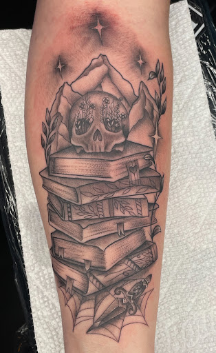 Explore mountains tattoo ideas, creative tattoo ideas in Webster, available at Mainline Ink