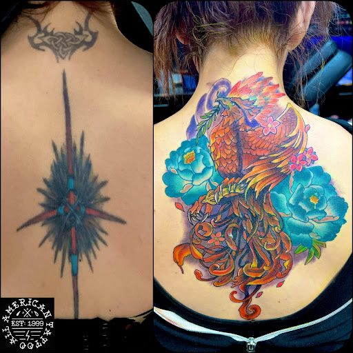 Explore vacation tattoo ideas, creative tattoo ideas in Clarksville, available at All American Tattoo Co